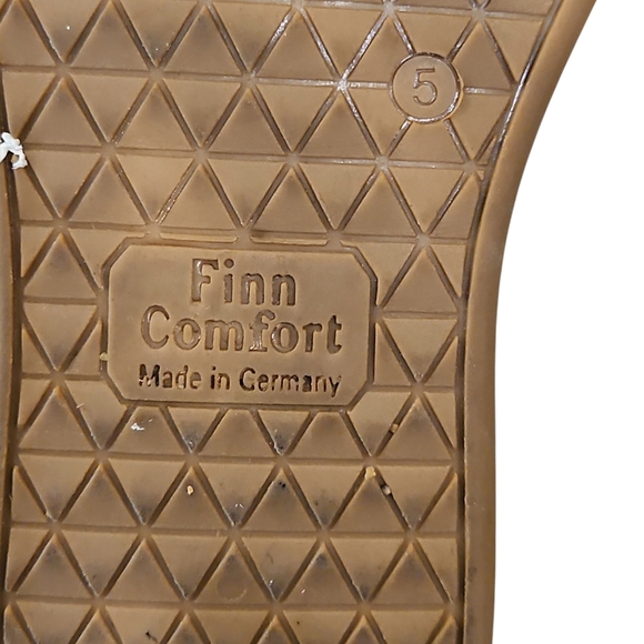 Finn Comfort Shoe Women's SZ 5/7 Beige Lace Up Round Toe Sneaker Oxford - Picture 7 of 9